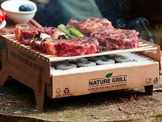 Gadgets | GeekAlerts - Page 5 Charcoal Briquettes, Motorcycle Camping Gear, Portable Grill, Camping Stuff, Roasting Marshmallows, Motorcycle Camping, Clean Grill, Grill Grates, Cooked Veggies