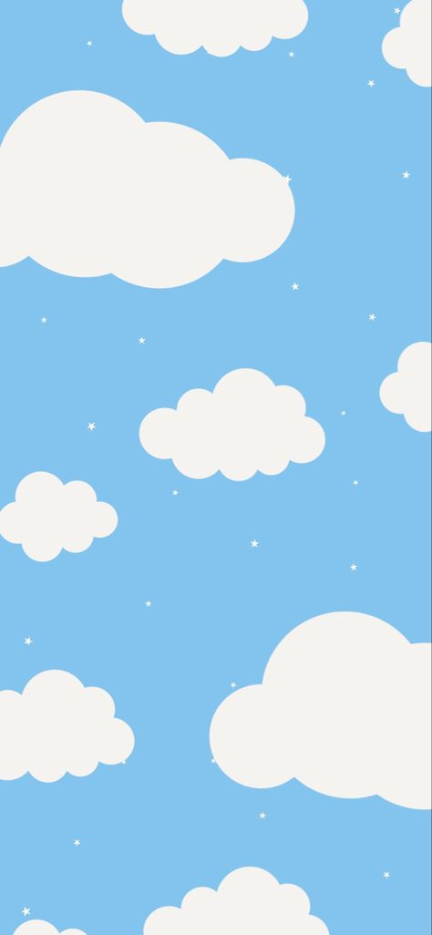 #ipad #wallpaper #cute #clouds #cartoon #digital #digitalart Blue Clouds Wallpaper Cartoon, Cloud Cartoon Wallpaper, Clouds Wallpaper Cartoon, Clouds Cartoon Background, Cloud Pattern Wallpaper, Blue Clouds Wallpaper, Ipad Wallpaper Cute, Tufting Rugs, Branding Guide