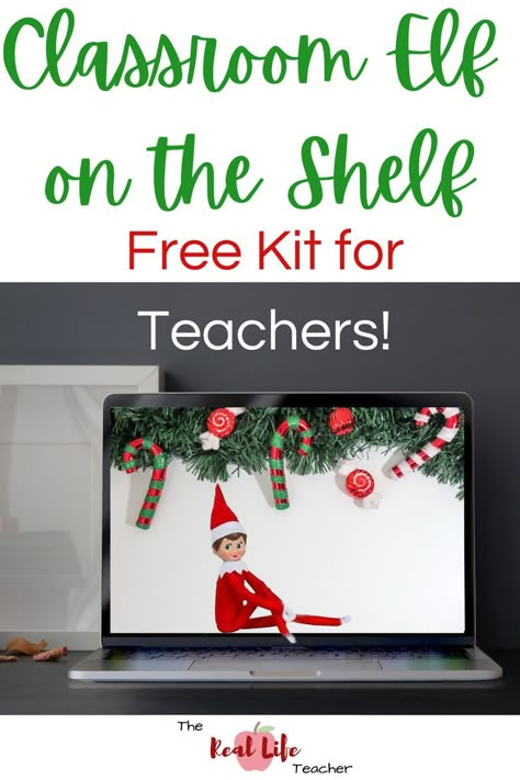 Elf On The Shelf Classroom Arrival Note, Elf On The Shelf Arrival Classroom, Elf Classroom Arrival, Elf Arrival Classroom, Low Prep Elf On The Shelf, Elf On The Shelf Arrival Ideas Classroom, Classroom Elf On The Shelf Ideas Arrival, Elf On Shelf Classroom Ideas, Elf Classroom Ideas