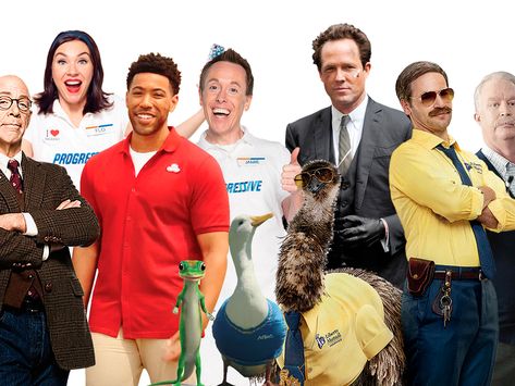 Insurance Halloween Costume Group, Insurance Costume Ideas, Insurance Halloween Costume, Aflac Duck Costume, Liberty Mutual Costume, Mayhem Costume, Work Costumes, Flo Progressive, Jake From State Farm