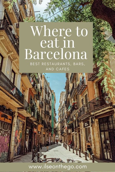 A thorough food guide on where to eat in Barcelona, the best restaurants in Barcelona, bars, and coffee shops, and useful tips! Best Restaurants In Barcelona Spain, Barcelona Eating Guide, Restaurant In Barcelona, Where To Eat In Barcelona Spain, Barcelona Best Restaurants, Places To Eat In Barcelona, Best Places To Eat In Barcelona, Dinner In Barcelona, Best Food In Barcelona