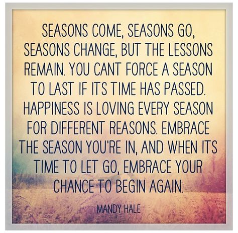 Don't miss this season waiting for another. Quotes On Seasons Of Life, Your Season Quotes, Time And Season For Everything Quotes, Season Of Life Quotes God, Season Of Change Quotes Life, A New Season Quotes Life, Seasons Of Life Quotes Word Of Wisdom, Season For Everything Quotes, New Season Of Life Quotes Faith