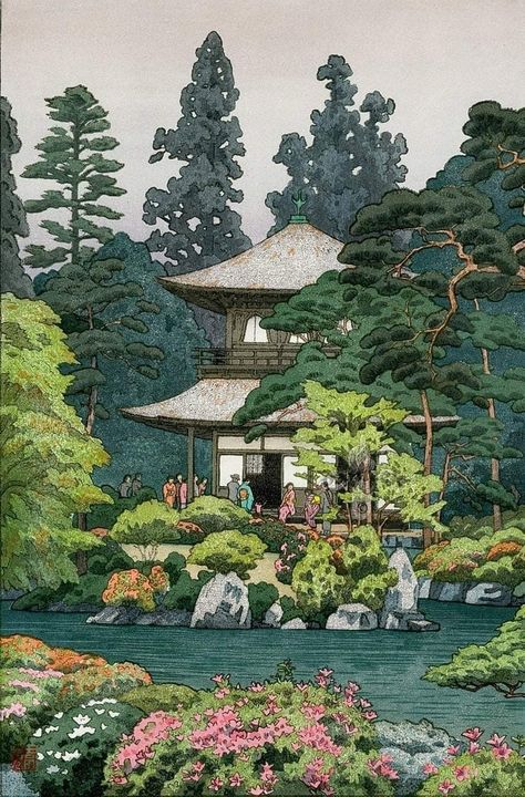 Toshi Yoshida, Woodblock Printmaking, Hiroshi Yoshida, Japanese Art Modern, Japanese Titles, Japanese Woodblock Print, Japon Illustration, Japanese Woodblock, Japanese Woodblock Printing