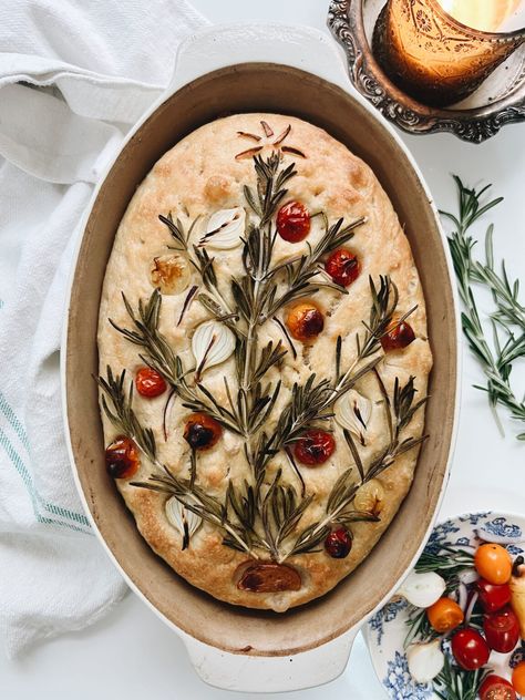 Christmas Tree Focaccia - Bev Cooks Christmas Focaccia Bread, Christmas Focaccia, Bev Cooks, Traditional Christmas Food, Focaccia Bread Recipe, Vegetarian Christmas, Bread Art, Italian Christmas, Focaccia Bread