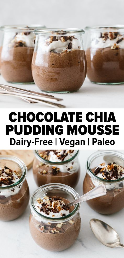 The Best Chia Pudding, Chia Seed Recipes Dairy Free, Paleo Chia Seed Breakfast, Keto Chia Seed Pudding Heavy Cream, Paleo Overnight Oats Chia Seeds, Chia Seed Pudding With Water, Chia Pudding Flavor Ideas, Low Fodmap Chia Pudding, Chocolate Protein Chia Seed Pudding