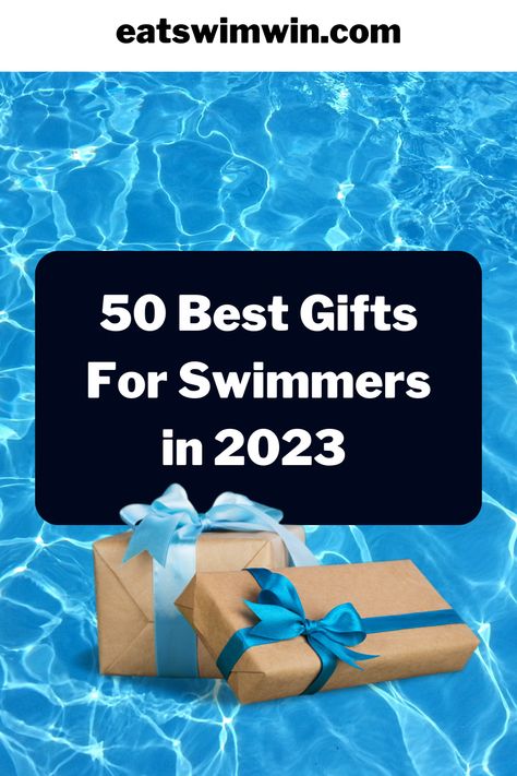 Check out the best gift guide for swimmers! Read the blog for the 50 best gifts for swimmers! Swim Senior Gift Ideas, Swim Gifts For Seniors, Swim Team Gift Ideas, Swim Senior Night Gifts, Senior Swim Gifts, Gifts For Swimmers Diy, Swim Coach Gift Ideas, End Of Swim Season Gifts, Senior Swimmer Gifts