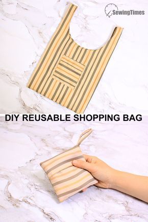 Reusable Grocery Bags Pattern, Shopping Bag Tutorial, Diy Reusable Grocery Bags, Diy Grocery Bags, Shopping Bags Diy, Grocery Bag Pattern, Reuseable Bag, Shopping Bag Pattern, Foldable Shopping Bag