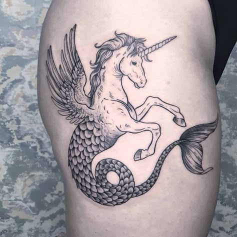 Unicorn Tattoo Ideas, Unicorn Tattoo Designs, Unicorn Tattoo, Unicorn Artwork, Unicorn Tattoos, Fantasy Tattoos, Horse Tattoo, Tattoo Videos, Badass Tattoos