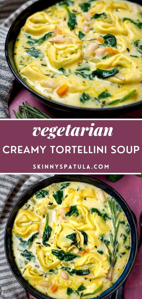 Vegetarian Crockpot Soup, Recipes Tortellini, Crockpot Soup, Vegetarian Crockpot Recipes, Tortellini Recipes, Vegetarian Soup Recipes, Crockpot Soup Recipes, Vegetarian Crockpot, Tortellini Soup