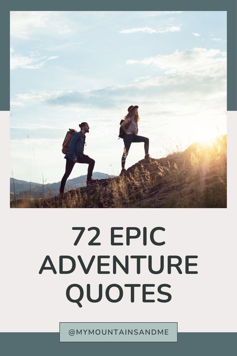 Whether you're about to embark on an exciting journey or just need some inspiration to get you through the day, I've got you covered with these 72 inspiring adventure quotes.   So, buckle up and let's explore… I Need An Adventure Quotes, Life Adventure Quotes, Hiking Tips, Adventure Quotes, Book Worth Reading, Worth Reading, Me Quotes, Affirmations, The Day