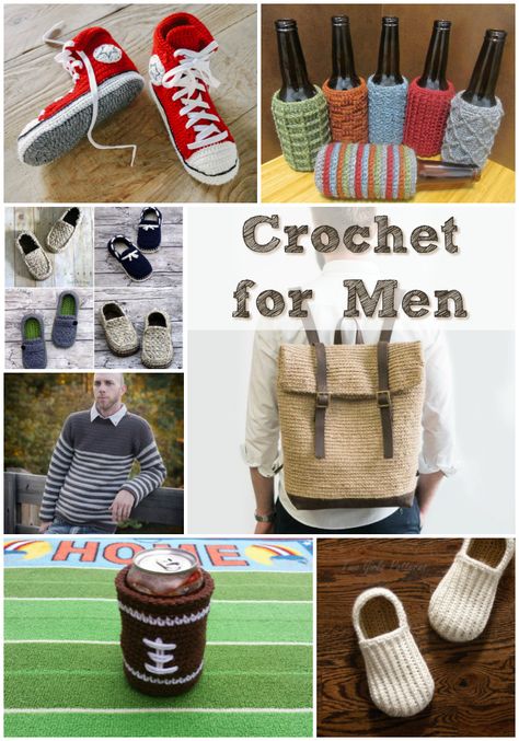 Crochet for Men | Crochet Gifts For Parents, Things To Crochet For Dad, Men Crochet Gifts, Things To Crochet For Men, Crochet Fathers Day, Diy Yarn Gifts, Crochet Gifts For Dad, Crochet Gifts For Men, Crochet Patterns For Men