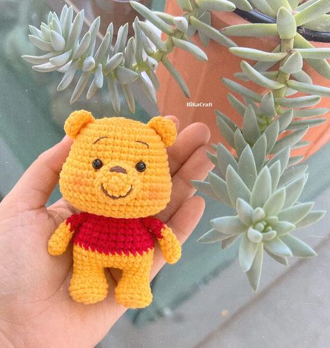 Pooh crochet pattern keychain pattern crochet winnie the - Etsy Молдавия Crochet Winne The Pooh, Pooh Crochet Pattern Free, Winnie The Pooh Crochet Patterns Free, Pooh Bear Crochet, Crochet Pooh Bear, Pooh Crochet Pattern, Winnie The Pooh Amigurumi, Crochet Pattern Keychain, Winnie The Pooh Crochet