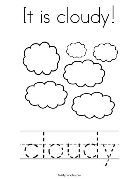 Cloud Coloring Pages ⋆ coloring.rocks! Cloudy Activities For Preschool, Rainbow Coloring Pages Free Printable, Weather Coloring Pages, Weather Activities Preschool, Weather Lessons, Weather Worksheets, Preschool Weather, Twisty Noodle, Weather Theme