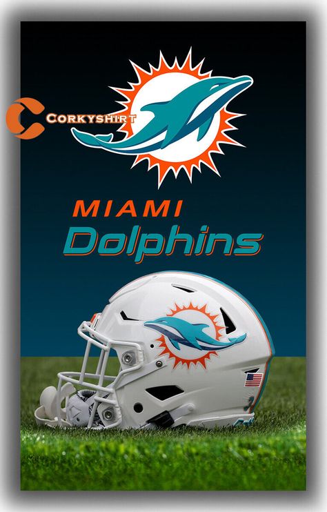 Miami Dolphins Football Flag Check more at https://corkyshirt.com/miami-dolphins-football-flag/ Miami Dolphins Players, Football Flag, Miami Dolphins Football, Dolphins Football, Club America, Flag Football, Orlando Magic, Miami Dolphins, Dolphins