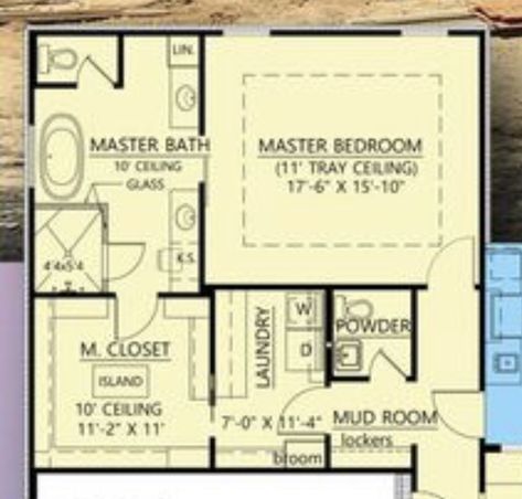 Great master layout, would split closet into two with drawer islands in the middle of each, also live the connection to laundry room Laundry Room With Walk In Closet, Mudroom Connected To Master Closet, Laundry Room Closet Combo Master Bath, Laundry To Master Closet, Bedroom Bathroom Laundry Room Addition, Master Bath Connected To Laundry Room, Laundry Attached To Master Closet, Laundry Room Next To Master Closet, Laundry Room Addition Plans