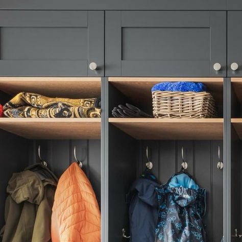 NOOK on Instagram: "Isn’t this bootroom stunning? Perfectly placed, accessible storage for all those muddy boots and winter coats. A well appointed bootroom can turn a walk through  space into somewhere to linger and decompress after a day well spent.

LINKS IN BIO - CONSULTATION - BROCHURE - CONTACT US

#northumberlandhomes #northumberlandbusiness #northumberlandcarpentry #ukcarpentry #designerjoinery #handcraftedfurniture  #fittedfurniture #homeorganisation #storagesolution #Interiorinspo #customdesigns #homerenovation #stylishspaces #bespokestorage #bespokedesign #homedesign #bootroom #bootroomdesign #cloakroom #hallway #hallwaydesign" Muddy Boots, Hallway Design, Boot Room, Fitted Furniture, Home Organisation, Hand Crafted Furniture, Winter Coats, Bespoke Design, A Well