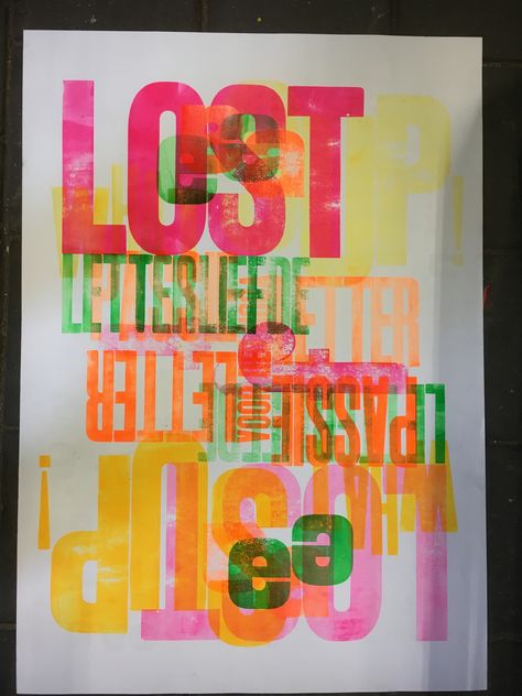 Expressive Type Poster, Joe Lycett, Corita Kent, Letterpress Type, Beautiful Typography, Typographic Print, Type Posters, Learn Art, Communication Design