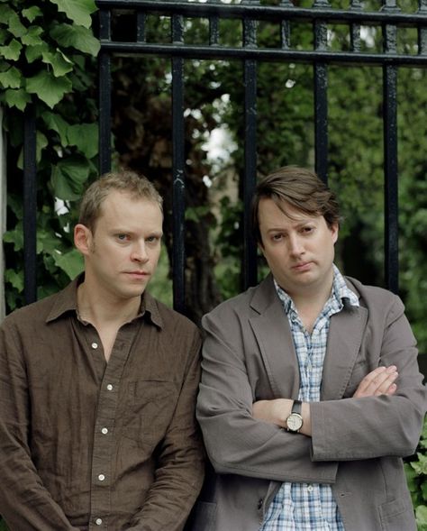 Robert Webb and David Mitchell. Most hilarious duo ever. Mark Corrigan, Mitchell And Webb, Fatherless Behavior, British Sitcoms, David Mitchell, Comedy Tv Shows, Comedy Actors, Comedy Duos, British Humor