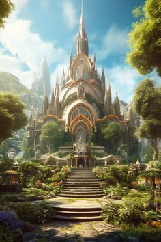 Hi Friends Some Surprise able Thing is waiting for you Forest Castle Fantasy Art, Modern Glam Farmhouse, Fantasy Palace, Forest Kingdom, Castle House Design, Bawah Air, Future Buildings, Heaven Art, Castle Art