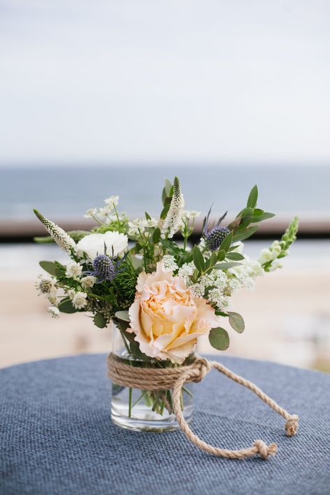 Thistle Wedding Flowers, Montauk Beach, Beach Wedding Decorations Reception, Beach Wedding Centerpieces, Beach Wedding Flowers, Boda Mexicana, Luxury Vehicles, Unique Wedding Flowers, Wedding Floral Centerpieces