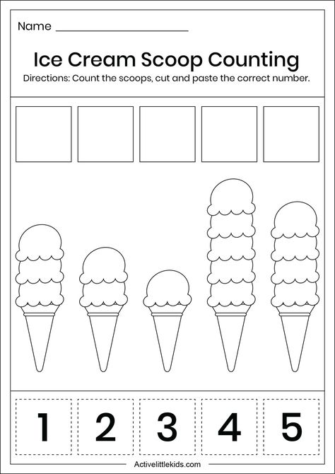 Summer counting worksheets for free. Abc Math Activities Preschool, Counting Exercises Preschool, Counting Practice Preschool, Counting 1-5 Worksheets Free Printable, Free Counting Worksheets Preschool, Summer Worksheets For Kindergarten, Free Pre Schooler Worksheet, Counting Mats Free Printable, Abc Worksheets Preschool