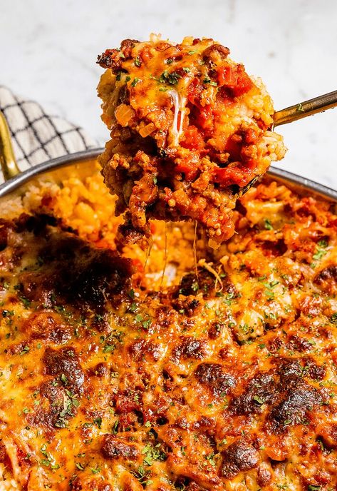 Italian Baked Rice Recipes, Carnaroli Rice Recipes, Mediterranean Risotto Recipes, Baked Rissoto, Beef Risotto Recipes, Sausage Risotto Recipes, Oven Baked Risotto Recipes, Savoury Rice Recipes, Baked Rice Recipes Oven