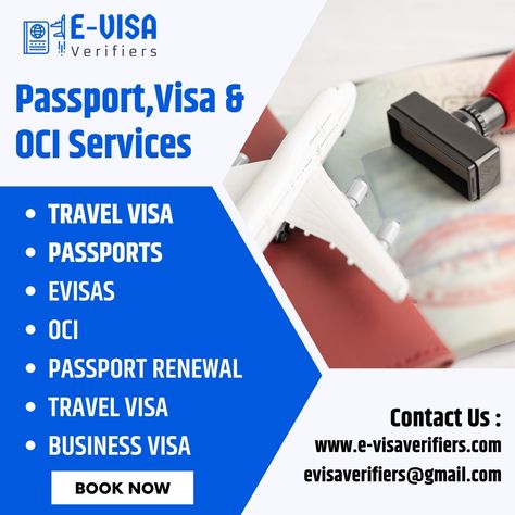 Streamline Your Global Travel with e-Visa Verifiers: Expert Services for e-Visas, Passports, and Business Travel Solutions. #visaservices #visaconsultants #visaapplication Visit us :- www.e-visaverifiers.com Passport Services, Business Visa, Travel Visa, Global Travel, Business Travel, Swift, Travel