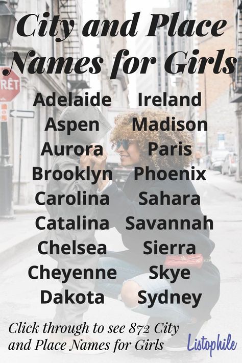 872 City and Place Names for Girls. Geographical baby names from around the world, including US state, country and continent names. Click through to see more City Girl Names. City Name Ideas, City Names For Babies, Girl Usernames, Strong Girl Names, Names Character, Literary Names, Old Fashioned Names, Mystical Names