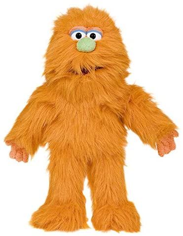 Orange Monster, Monster Puppet, Ms Rachel, Monster Hands, Glove Puppets, Puppets For Kids, Silly Puppets, Puppet Making, Puppet Show