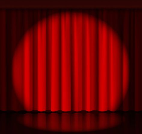 Free Vector | Spotlight on stage curtain. event and show, fabric and entertainment. vector illustration Spotlight On Stage, Red Carpet Background, Stage Spotlights, Stand Up Show, Stage Curtains, Stage Background, Blurred Background Photography, Film Stock, Canvas Learning