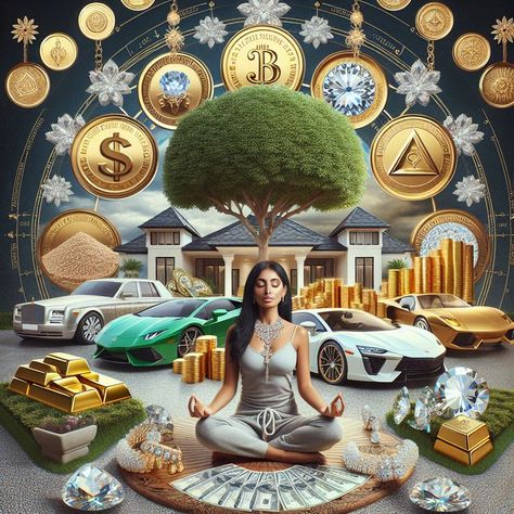 Money Gold Rich, Affirmation Money Wealth, Money Success Aesthetic, Elegant Affirmations, Gold Vision Board, Money Symbols, Symbols Of Wealth, Money Aesthetic Wallpaper, Wealth Aesthetic