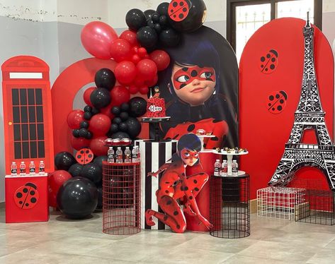 Miraculous Ladybug Birthday Party Decor, Ladybug Themed Birthday, Cat Noir Birthday Party Ideas, Ladybug Miraculous Birthday Party, Miraculous Ladybug Party Decorations, Miraculous Birthday Party Ideas, Miraculous Ladybug Birthday Party Ideas, Miraculous Ladybug Birthday Party, Ladybug Party Ideas