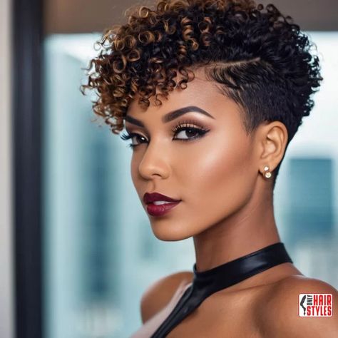 Women Short Hair Natural, Hair Styles For Short Hair For Black Women, Short Tapered Bobs For Black Women, Short Curly Black Women Hairstyles, Black Natural Short Haircut, Short Updo Hairstyles For Black Women, Pixie Haircut On Natural Black Hair, Short Bob Haircuts With Layers Fine Hair Black Women, Haircut For Short Curly Hair For Women