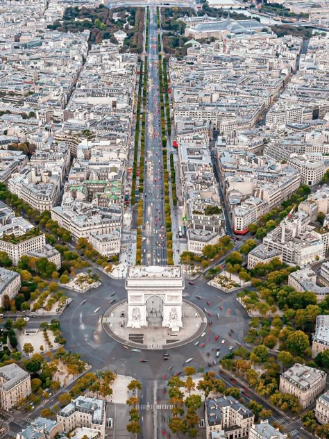 French Notes, Avenue Des Champs-élysées, Welcome To Paris, Panorama City, London Dreams, Champs Élysées, City Of Paris, World Places, Art City