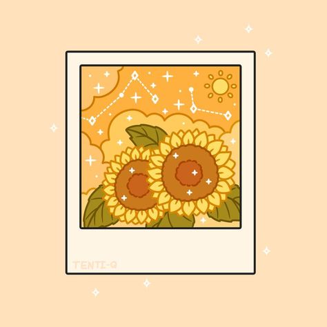 #sunflower #photo #polaroid #cute #kawaii #soft #aesthetic #yellow #sun #retro #90s #flowers #clouds #stars #sparkles #digitalart #art #digitalartist #stickers #drawing #illustration #bright Kawaii Soft Aesthetic, 90s Flowers, Stickers Drawing, Sunflower Drawing, Photo Polaroid, Aesthetic Yellow, Sunflower Photo, Tumblr Stickers, Cute App