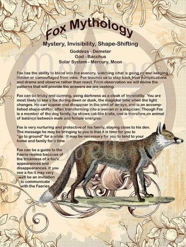 Fox Mythology, Mythology Poster, Fox Poster, Art Fox, Animal Spirit Guides, Wiccan Magic, Fox Spirit, Animal Guides, Magick Book