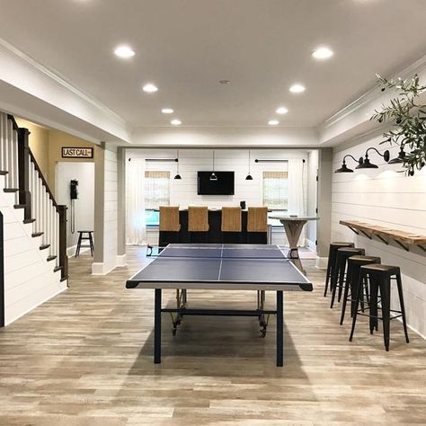 Remodeling Trends, Basement Games, Basement Inspiration, Game Room Basement, Basement Living Rooms, Diy Basement, Basement House, Small Basements, Basement Makeover