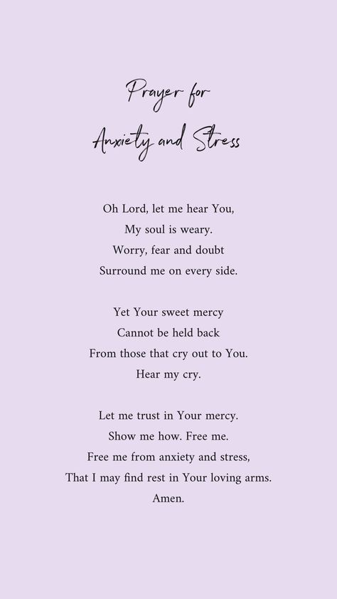 Prayers For Calmness, Prayer For Finals Week, Prayers For Nervousness, Bible Verse About Not Stressing, Prayer For Stressful Situation, Prayers To Calm The Mind, Bible Verse For Aniexty, Prayers For Worrying About Health, Prayer For Stressful Work