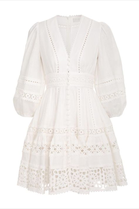 ZIMMERMANN Summer Swim 23 Zimmerman Dress, Macrame Lace, Monsieur Madame, Winter Fashion Outfits Casual, Linen Midi Dress, Daytime Dresses, Mini Dresses For Women, Mini Dresses, Pure Linen