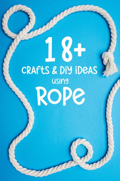 Upcycling, Jute Rope Canvas Art, Rope Room Decor, White Rope Decor, Macrame With Thick Rope, Macrame Thick Rope, Decorative Rope Ideas, Rope Sculpture Art, Rope Projects Diy