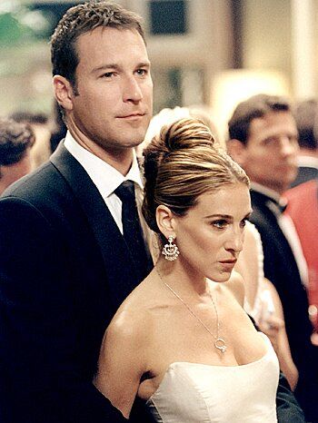 The Engagement Ring Necklace Miranda Hobbes, Candace Bushnell, John Corbett, Patricia Field, Best Tv Couples, Samantha Jones, The Zoe Report, Marlene Dietrich, Harry Winston