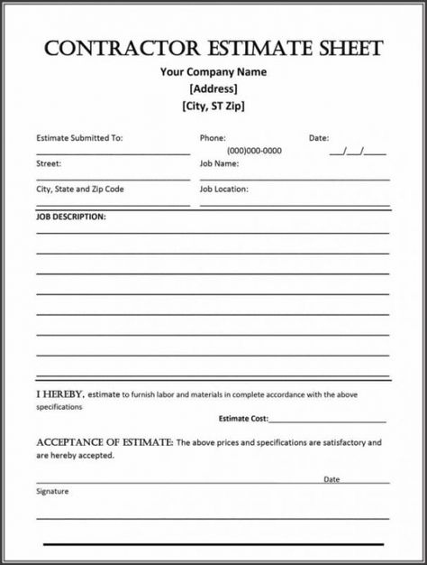 Example of construction estimate form estimate template construction bids concrete driveway estimate template sample. Concrete driveway estimate template, Project scoping and forecasting are a vital tool for just about any business. The range of your job may want to c... Roofing Contract, Contractor Contract, Free Proposal Template, Construction Bids, Roofing Estimate, Estimate Template, Peoria Illinois, Construction Contract, Housing Development