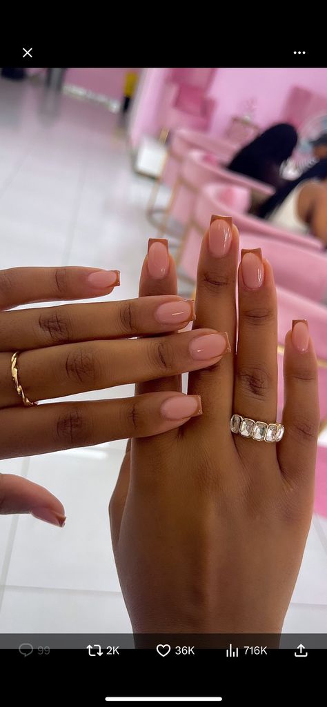 Shorties Nails Color, Solid Nail Color Ideas, Fall Colors For Nails, Overlay Nails, Color For Nails, Plain Nails, Solid Color Nails, Sassy Nails, Girl Nails