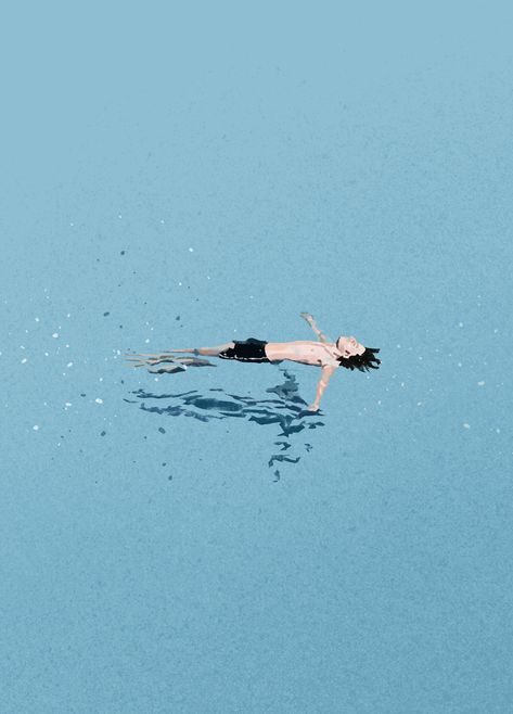 | day at the pool | on Behance Pool Drawing, Nautical Nursery Art, Torso Tattoos, Pool Art, Person Drawing, Water Poster, Pool Swimming, Painting People, Sun Art