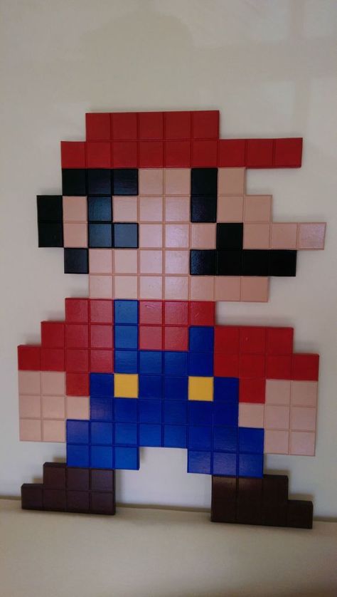 Mario Playroom, Mario Bedroom Ideas Boys, Mario Bros Room, Mario Ideas, Mario Diy, Mario Bedroom, Super Mario Room, Mario Room, Mario Bros Birthday