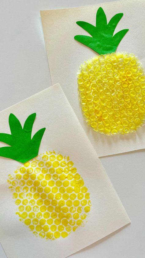 Instagram Pineapple Paper Craft, Pineapple Craft, Pineapple Crafts, Noodle Art, Early Childhood Educator, Fish Craft, English Skills, English Activities For Kids, Paper Craft Videos