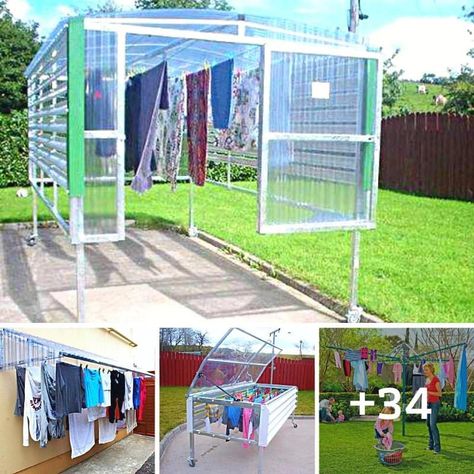 Clothes Drying Rack Ideas, Drying Rack Ideas, Outdoor Clothes Drying Rack, Clothesline Diy, Outdoor Drying, Pvc Pipe Fittings, Drying Racks, Drying Rack Laundry, Outdoor Clothes