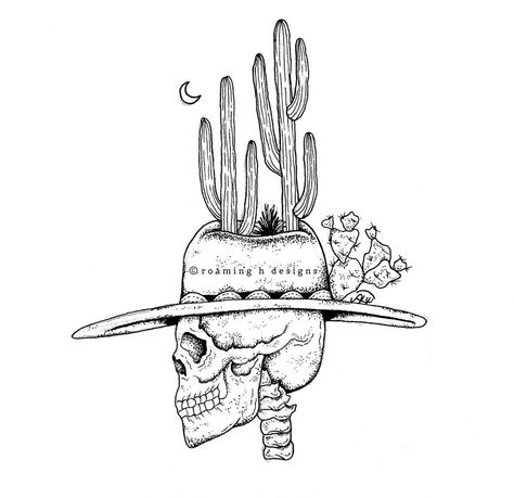 Dust Tattoo, Dessert Tattoo, Cowboy Hat Tattoo, Desert Tattoo, Cowgirl Tattoos, Cowboy Tattoos, Cactus Tattoo, Bull Tattoos, Western Tattoos