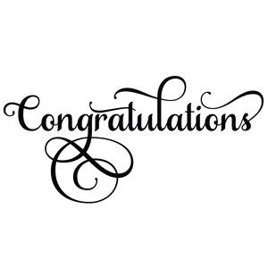 Silhouette Design Store - Search Designs : congratulations Congratulations Calligraphy Handwriting, Congratulations Font, Congratulations Calligraphy, Congratulations Images, Say Congratulations, Christmas Chevron, Map Globe, 3d Paper Crafts, Silhouette Design Store