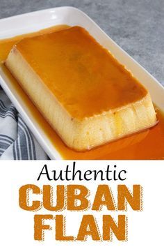 Cuban Flan Recipe, Cuban Flan, Flan Recipe Easy, Flan Coco, Flan Dessert, Caramel Flan, Flan Cake, Cuban Dishes, Cuban Cuisine